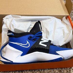 Nike Kids Blue and Black Sneakers